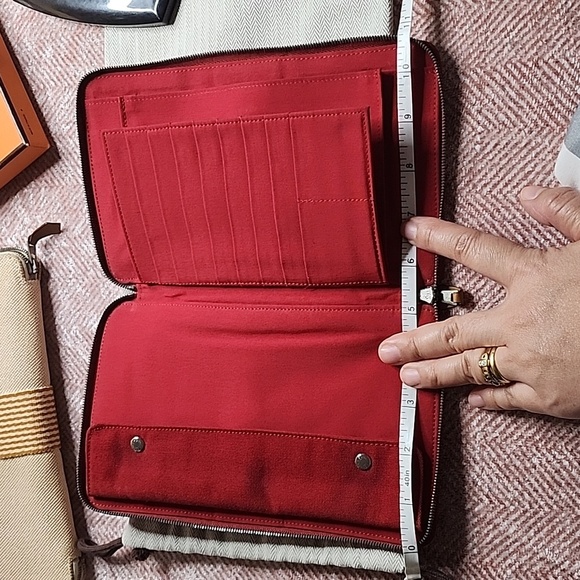 Hermes Vintage Red canvas ✨️ - Picture 11 of 13